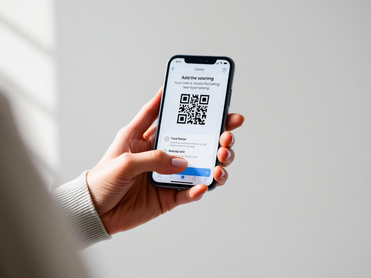 Patient onboards via QR